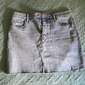 Cute jean mini shirt